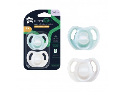 CTN Dudlík Ultra-light 0-6m, 2 ks