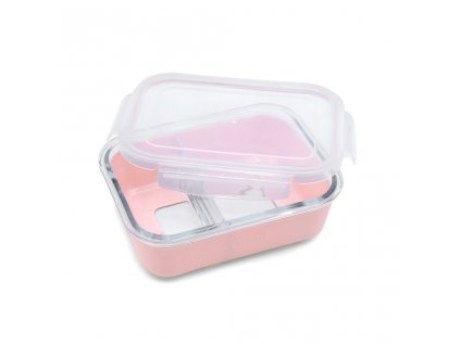 Skleněná nádoba na oběd se silikonovým pouzdrem 740 ml