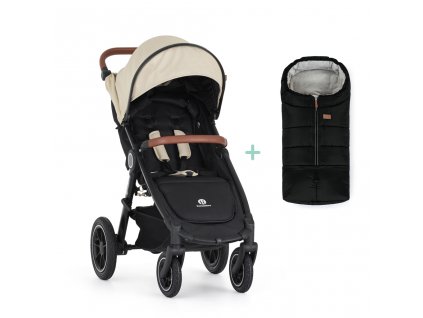 PETITE&MARS Kočík športový Street2 Air Oak Sahara Beige + PETITE&MARS fusak Jibot