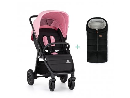 PETITE&MARS Kočík športový Airwalk2 Rose Pink + PETITE&MARS fusak Jibot