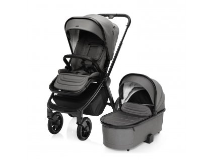 Set Športový kočík Move Cross 3 + korba XL 3 + adaptéry, Tornado Grey