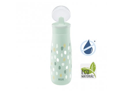 NUK Fľaša Mini-Me Flip - zelená 450ml, 12m+