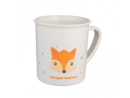 CANPOL BABIES Hrnček plastový CUTE ANIMALS - líška 170 ml