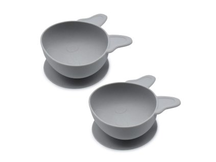 Silikonová mistička s přísavkou 300 ml, 2ks