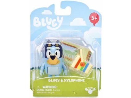 BLUEY Bluey & xylophone, Figúrka s príslušenstvom
