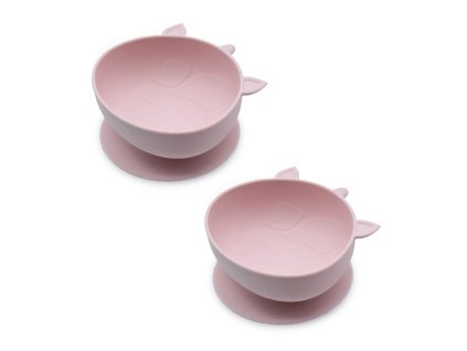 Silikonová mistička s přísavkou 300 ml, 2ks