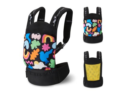 KINDERKRAFT Nosič detí Huggy Happy shapes