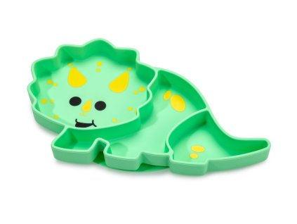 Silikonový dělený talířek s přísavkou