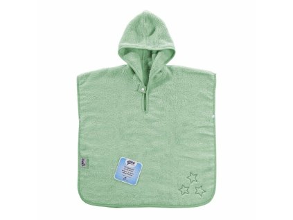 XKKO Organic BIO Bavlnené pončo - Mint Stars