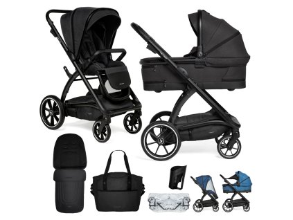 MUUVO Kočík kombinovaný Trick set 2v1 Jet black