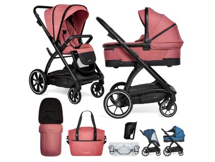 MUUVO Kočík kombinovaný Trick set 2v1 Pure pink