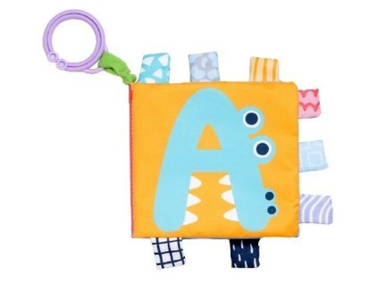 Ks Kids Obojstranná knižka na zavesenie na kočík/autosedačku - Abeceda