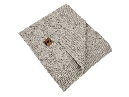EKO Deka pletená z alpaky Beige 80x100cm