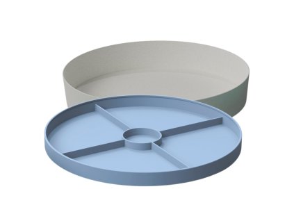 Senzorický třídící tác Play Tray, modrý