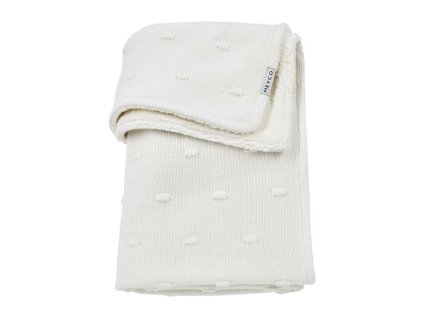 Deka Knots Teddy fleece - Off white