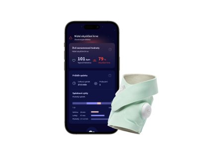 OWLET Ponožka inteligentná Dream Sock - modrozelená