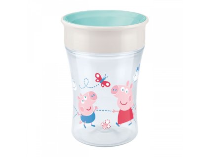Detský hrnček Magic NUK Cup Peppa Pig (8+ m.) 360 °
