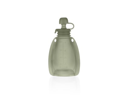 Silikónové plniteľné vrecko na detskú stravu, Transparent Green