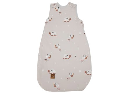 EKO Vak na spanie bavlnený MEDIUM Bees Beige 50x75 cm 2,5 TOG