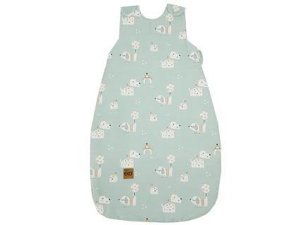 EKO Vak na spanie bavlnený MEDIUM Dogs Mint 50x75 cm 2,5 TOG