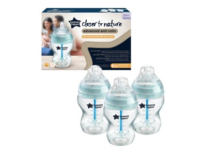 Set dojčenských fliaš advanced ANTI-COLIC, 260 ml, 3ks