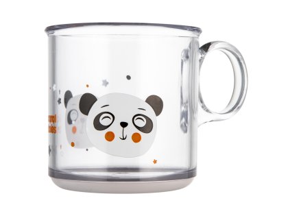 CANPOL BABIES Hrnček protišmykový Exotic animals - transparent, 170 ml