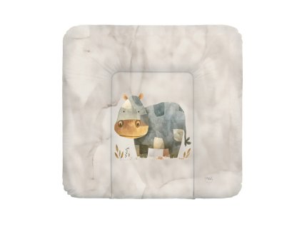 CEBA BABY Podložka prebaľovacia mäkká (75x72) Basic Cosy Hippo
