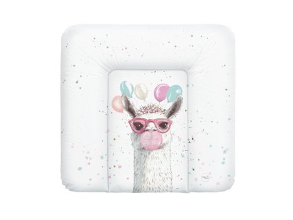 CEBA BABY Podložka prebaľovacia mäkká (75x72) Basic Crazy Lama