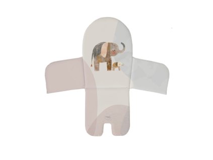 CEBA BABY Vložka do jedálenskej stoličky (38x28) Basic Elephant Family