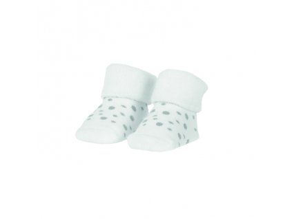 BAMBAM | Ponožky organické sada biela/puntíky