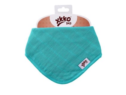 KIKKO Slintáčik/šatka bambusová Colours, turquoise 1 ks