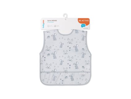 BABYONO Podbradník Mouse 34 x 33cm, 6m+