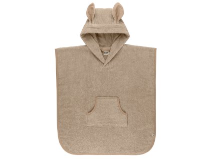 BIBS Kangaroo froté pončo z BIO bavlny