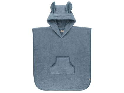 BIBS Kangaroo froté pončo z BIO bavlny