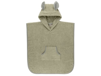 BIBS Kangaroo froté pončo z BIO bavlny