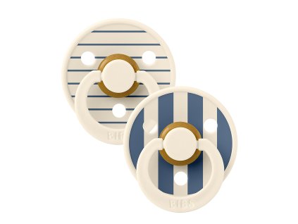 BIBS STUDIO Colour Pin cumlíky z prírodného kaučuku 2ks - veľkosť 1