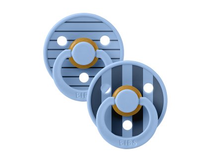 BIBS STUDIO Colour Pin cumlíky z prírodného kaučuku 2ks - veľkosť 1