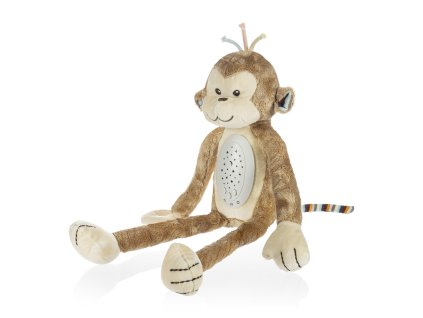 Plyšový detský spáč s projektorom a melódiami, Monkey