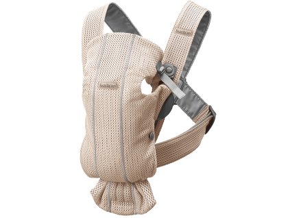 BABYBJÖRN Nosič Mini, Pearly Pink 3D Mesh