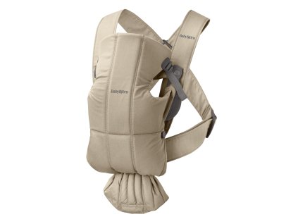 BABYBJÖRN Nosič Mini, Woven Beige