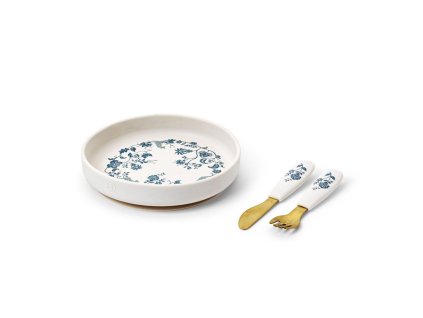 Silikonový jídelní set Elodie Details - Garden Leo Toile