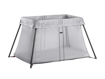 BABYBJÖRN Postieľka cestovná Travel cot Silver strieborná