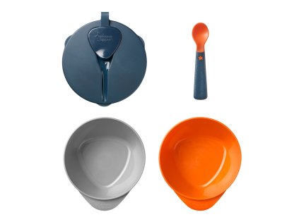 Misky pro snadné nabírání Explora 2 ks, s víčkem a lžičkou
