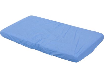 Prostěradlo do postýlky - Scarlett Jersey - 120 x 60 cm - modrá