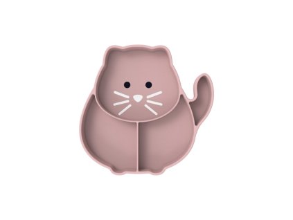 Silikonový dělený talířek s přísavkou