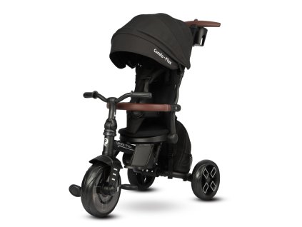 QPLAY Trojkolka Comfo Max Black, 7v1, vek 10-72 mesiacov