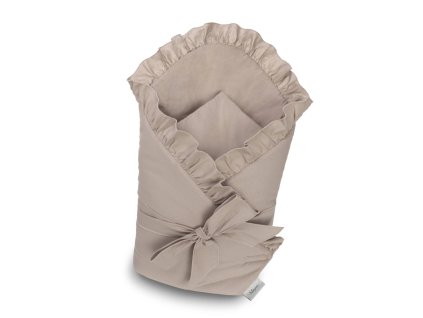 BELISIMA Zavinovačka bavlnená Pure s kokosovou vyberateľnou vložkou Latte 75x75 cm