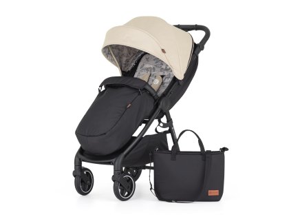 PETITE&MARS Kočík športový Royal3 Black Sahara Beige