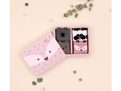 Ponožky Attipas Fox Set (Bambusové)