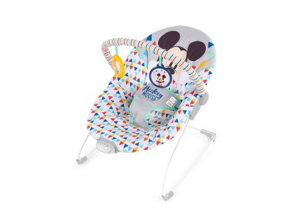 BRIGHT STARTS Lehátko vibrujúce MICKEY MOUSE Happy Triangles™ 0m+ do 9kg